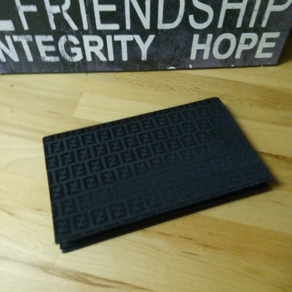 Women's Vintage Black Clutch Purse with Matching Billfold Wallet - Picture 10 of 11